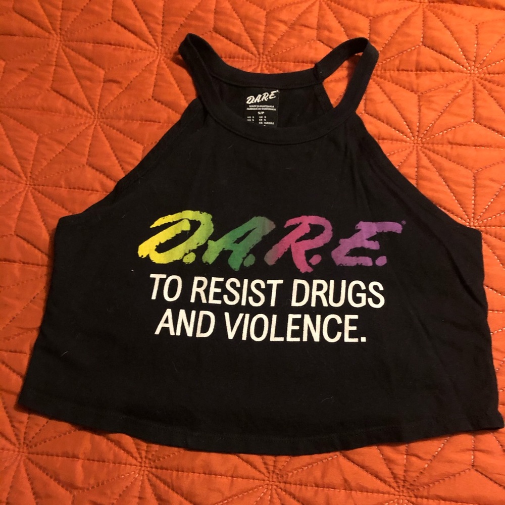 High neck crop top